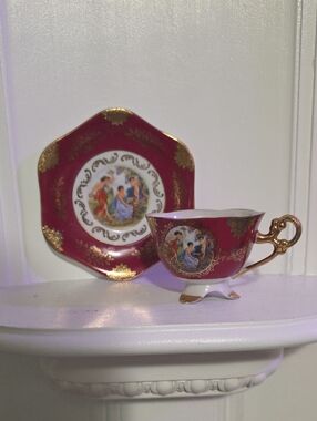 Shafford 1950s Japan Bone China/Hand painted . Vintage